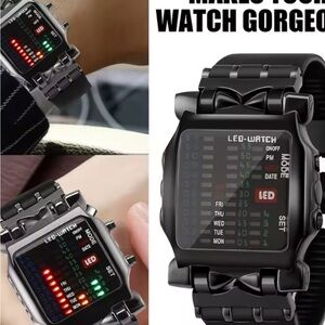 LED Digital Watch - Black